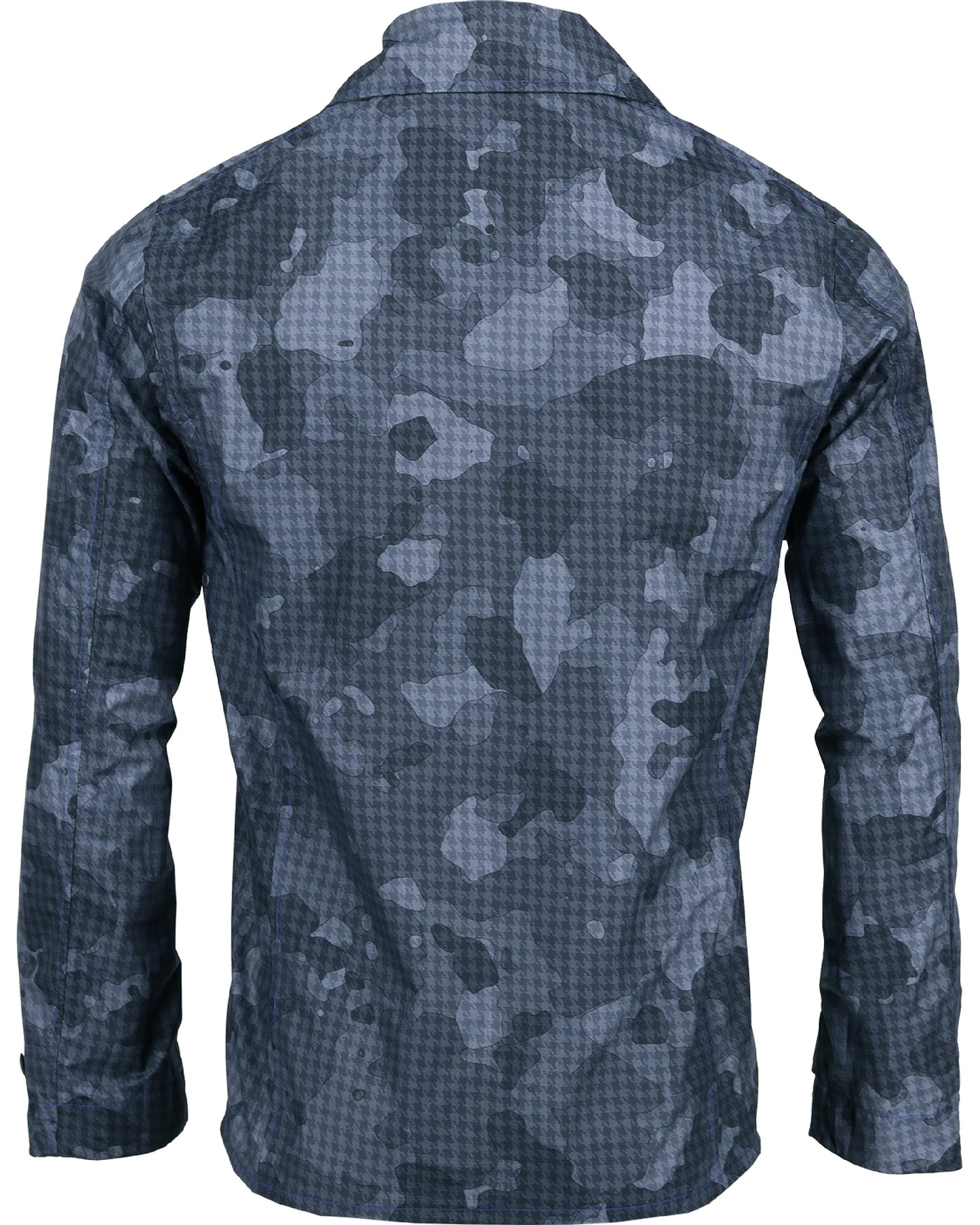 Fritz Houndstooth Charcoal Camo Military Jacket