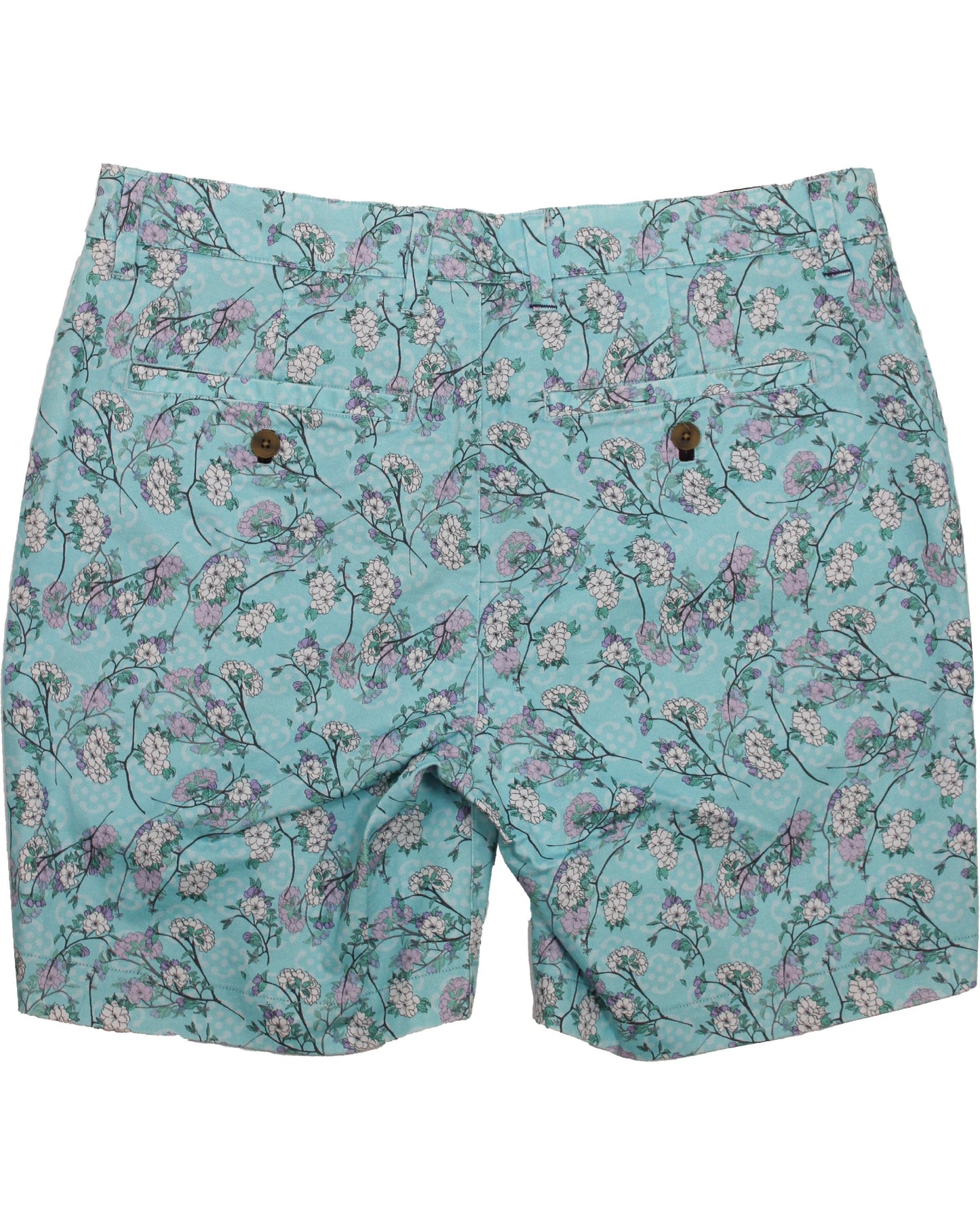 John Blossom Canvas Aqua