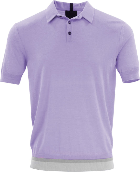 PILGRIM POLO SHIRT IN LAVENDER