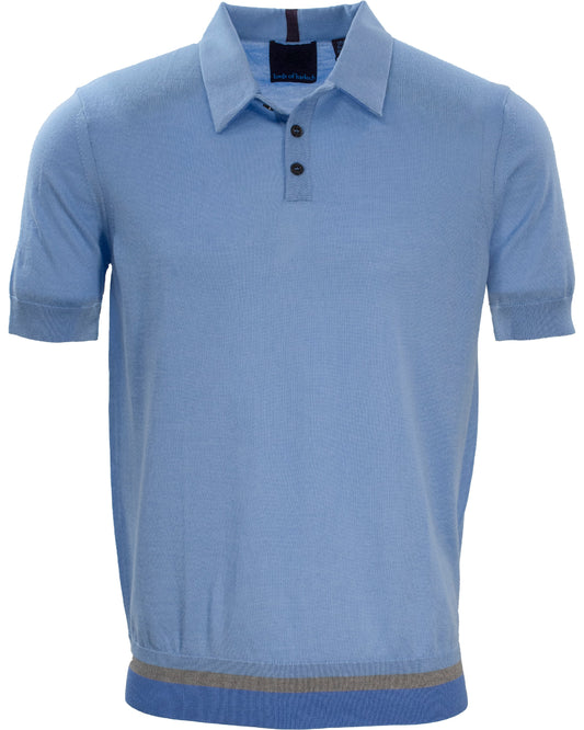 PILGRIM POLO SHIRT IN SKY