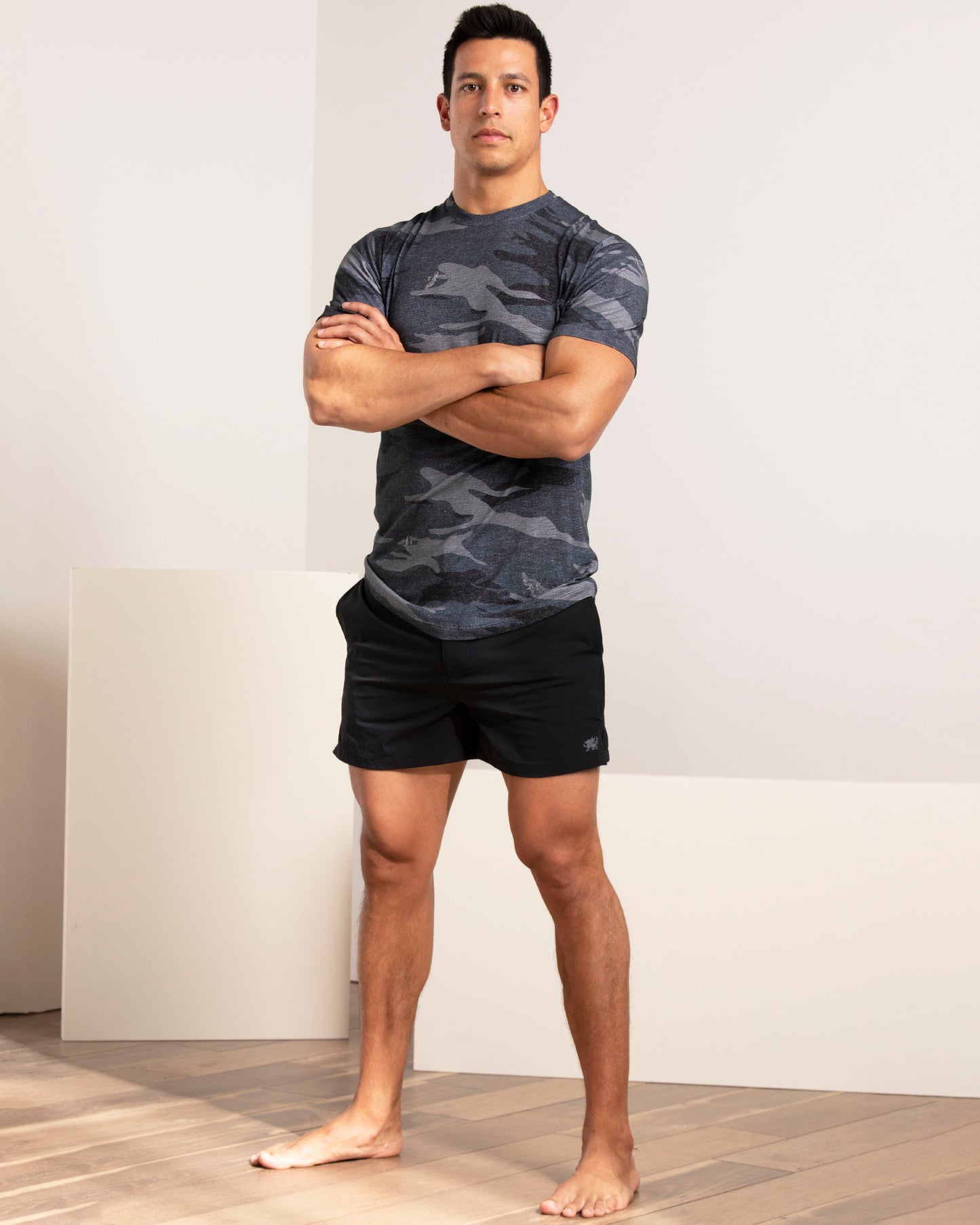 Quack Black Swim Trunk