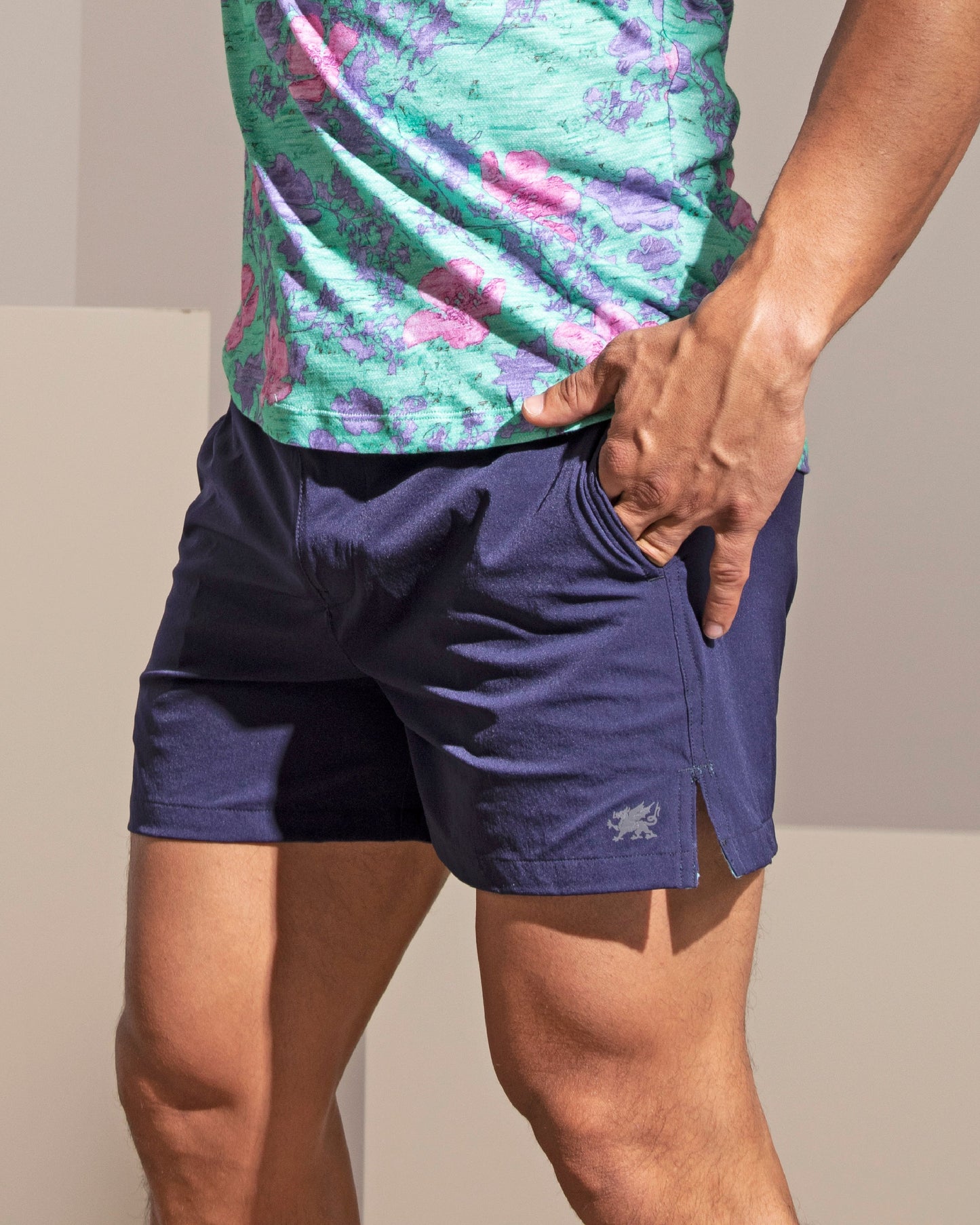 Quack Navy Swim Trunk