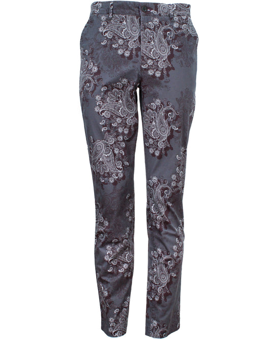 CHARLES RANDOM PAISLEY BROEK - ROOK