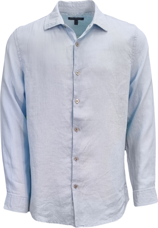 LIONEL LEINEN-BUTTON-DOWN-HEMD – HIMMELBLAU