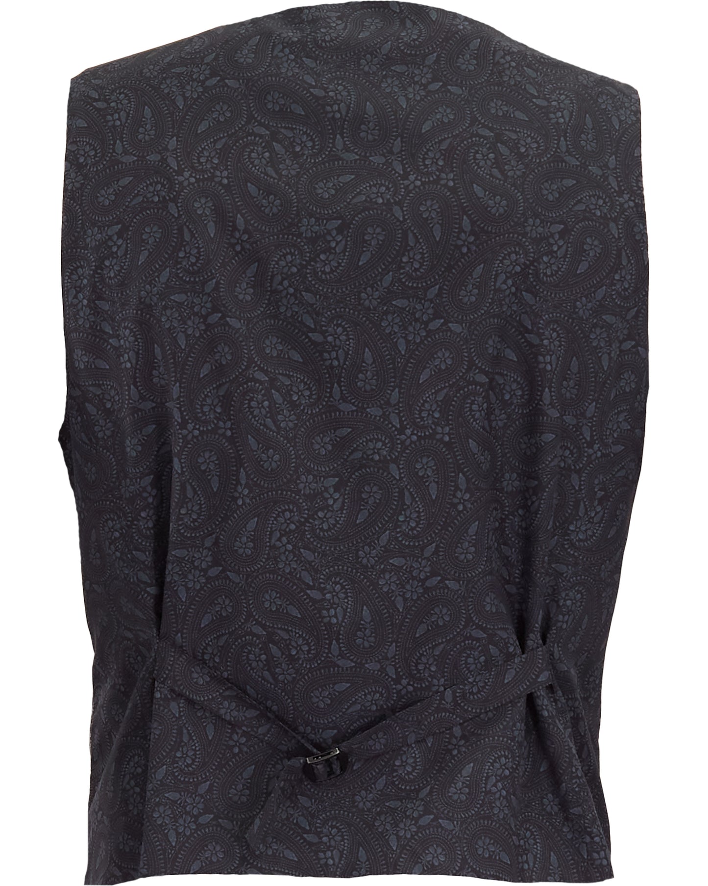 WILBUR TRIBUNE PAISLEY WAISTCOAT VEST - GREY