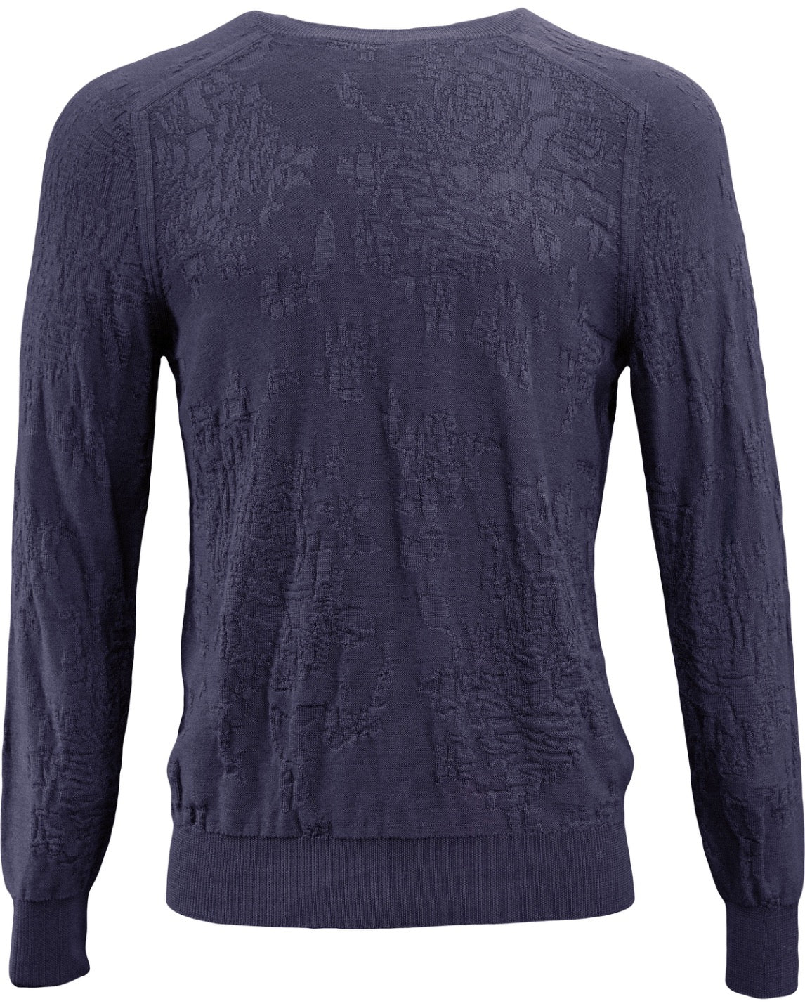 COLE FULLY FASHIONED MERINO CREWNECK SWEATER - NAVY