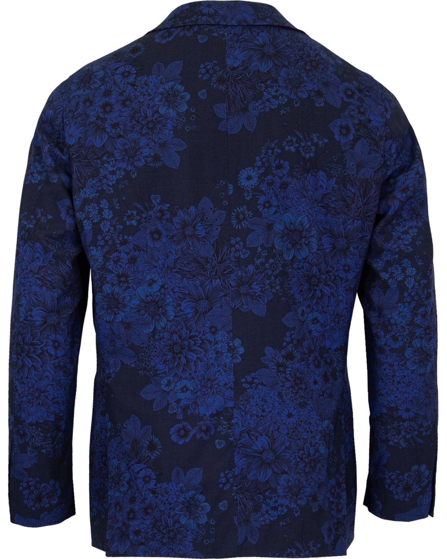 JUDD FULLY LINED MARCO FLORAL TAILORED WOOL BLAZER - MIDNIGHT