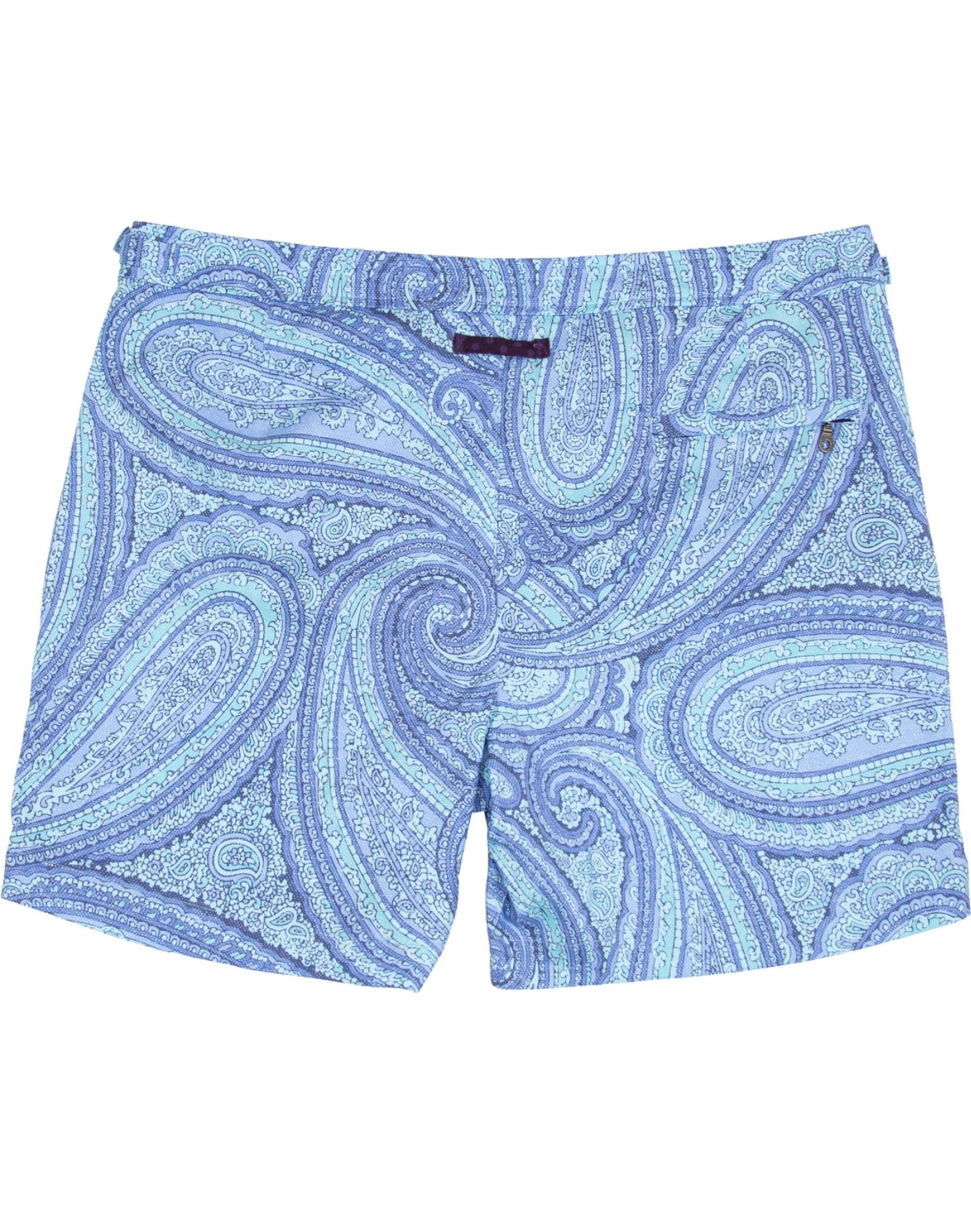 NEPTUNE PAISLEY OXFORD TAILORED BADESHORTS - BLAU