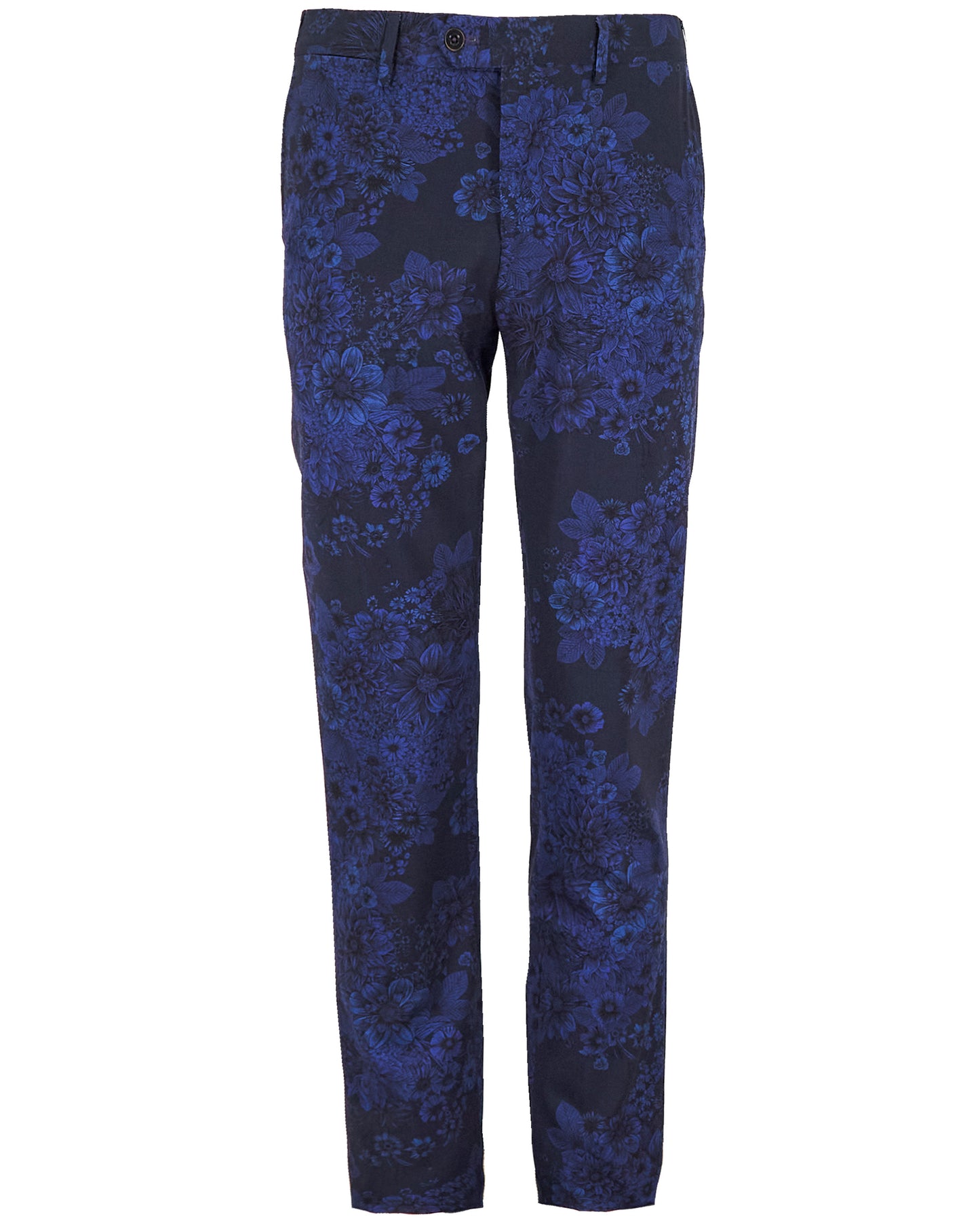 PAXTON MARCO FLORAL TAILORED WOOL PANT - MIDNIGHT