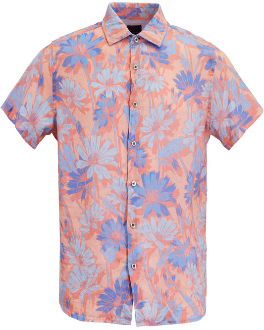 SERGIO SPRINGTIME LINEN SHIRT - PINK