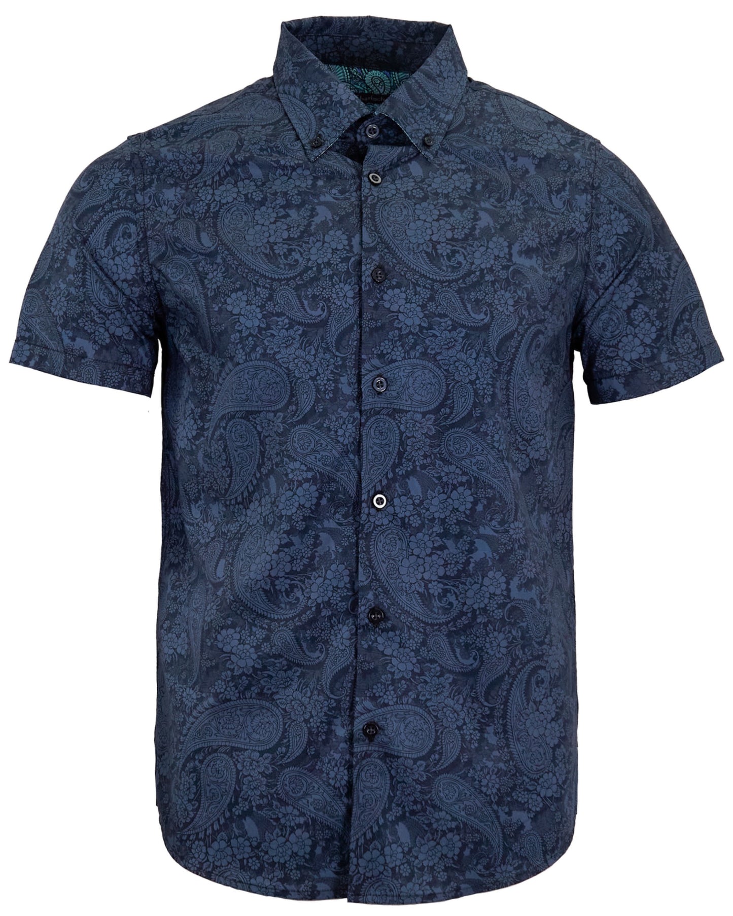 TIM PAISLEY ROMANCE SHIRT - NAVY