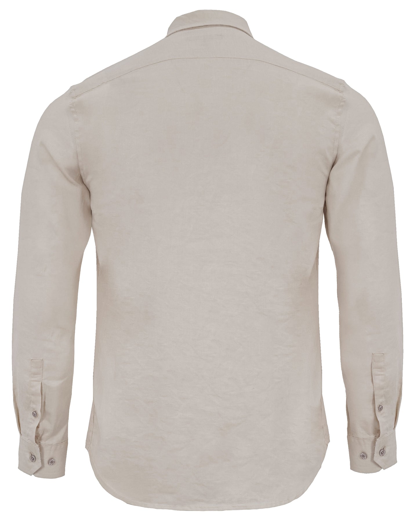 LIONEL LEINEN-BUTTON-DOWN-HEMD - NATUR
