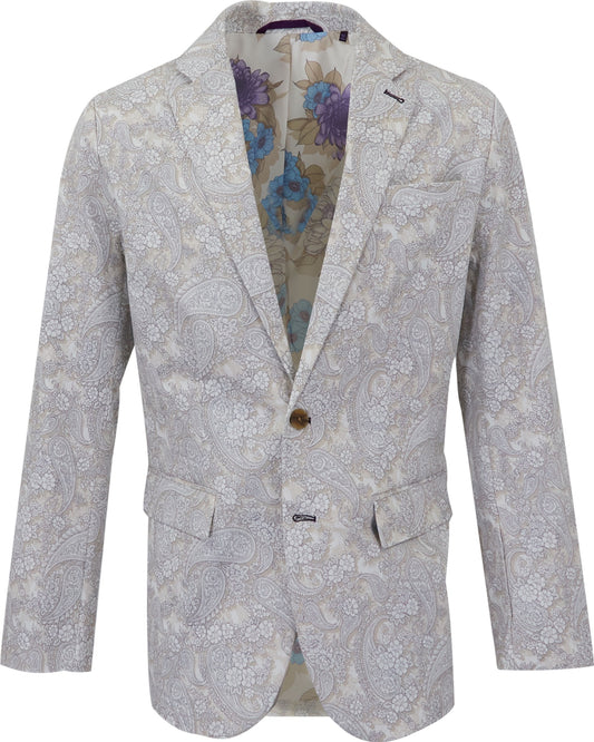 HADRIAN PAISLEY ROMANCE BLAZER – ELFENBEIN