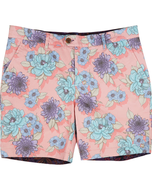 JOHN FLOWER BED SHORTS - ROSA