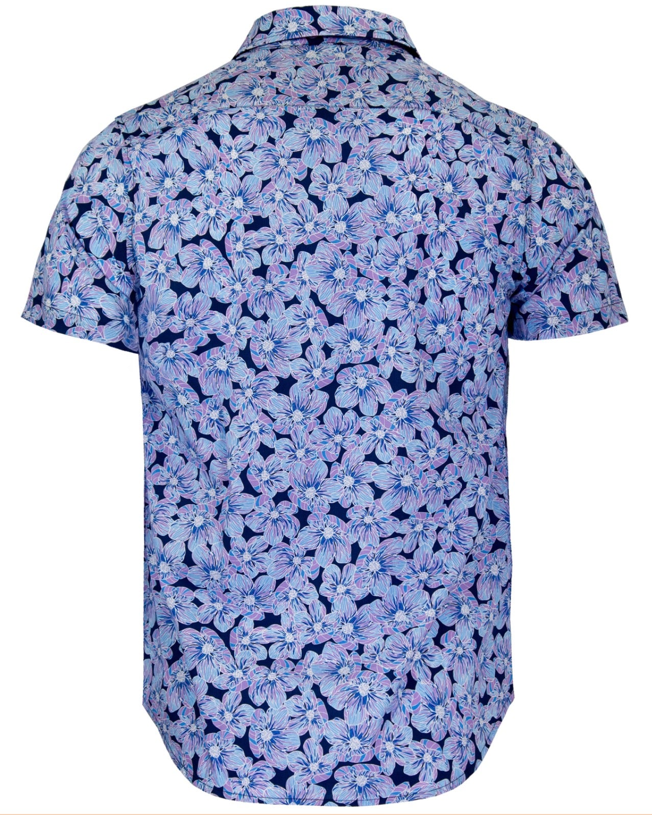 GEORGE ALL OVER FLOWERS SHIRT - BLUE