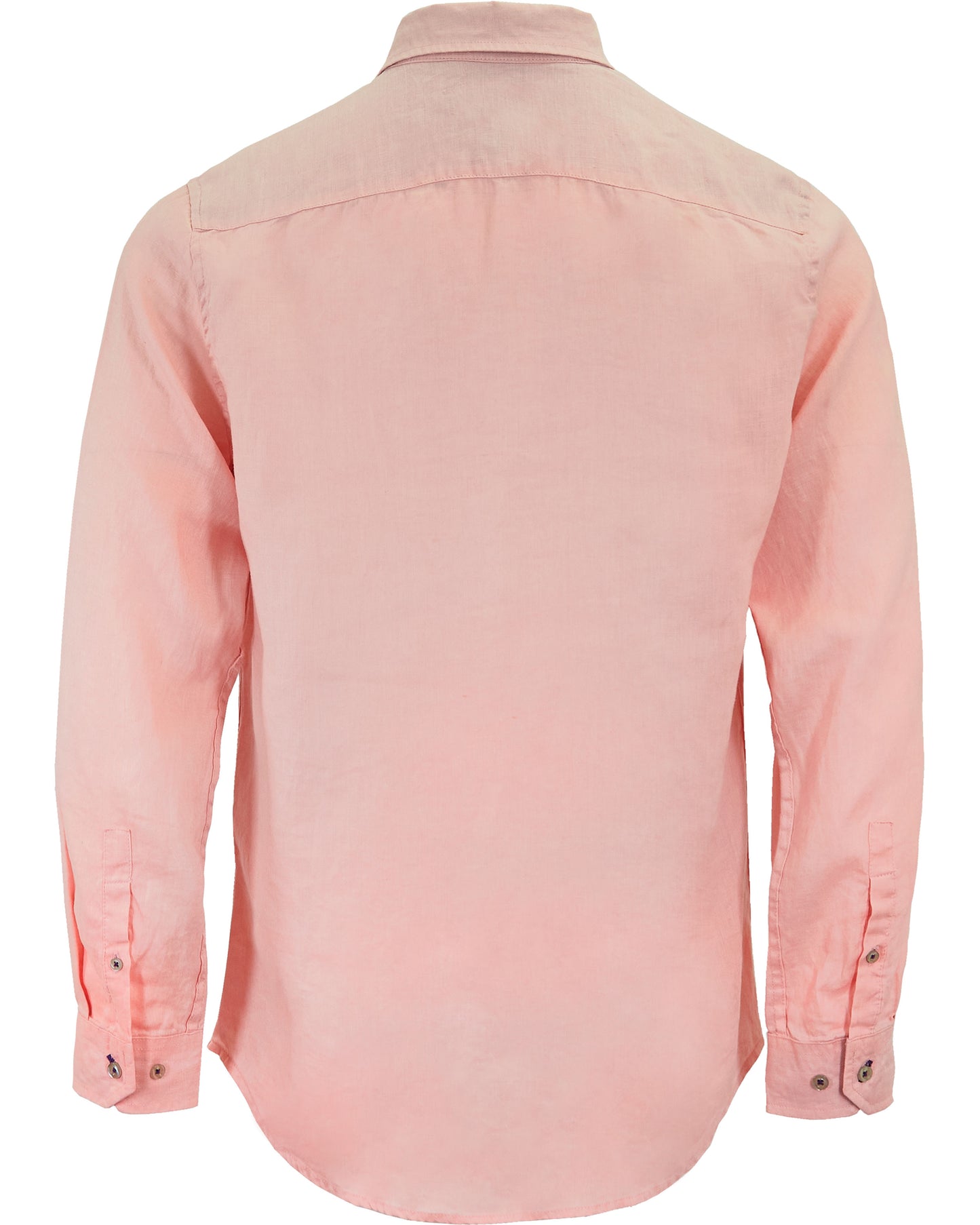 LAURENT LINNEN OVERHEMD - ROZE