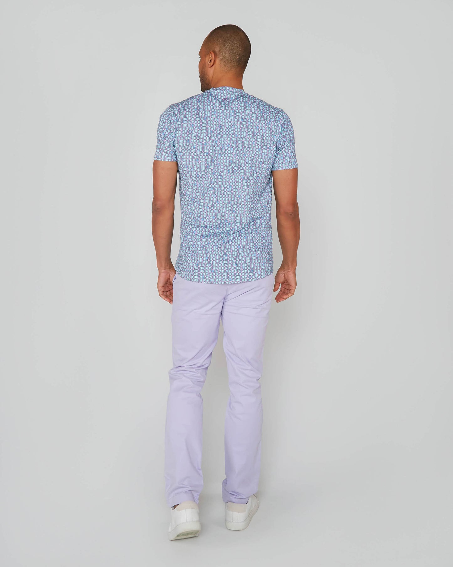 MAZE PETAL TRIO V-NECK TEE -SPEARMINT