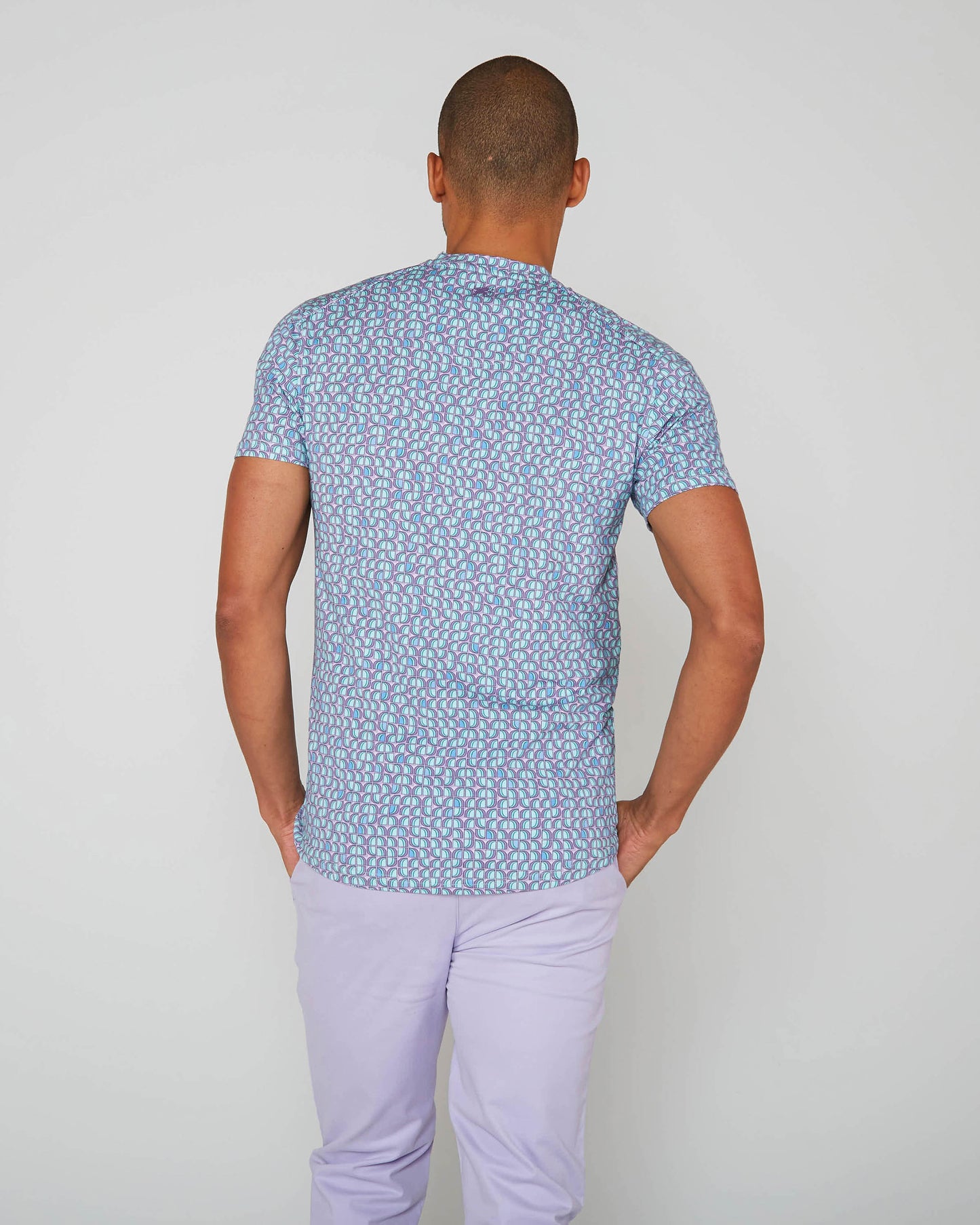 MAZE PETAL TRIO V-NECK TEE -SPEARMINT