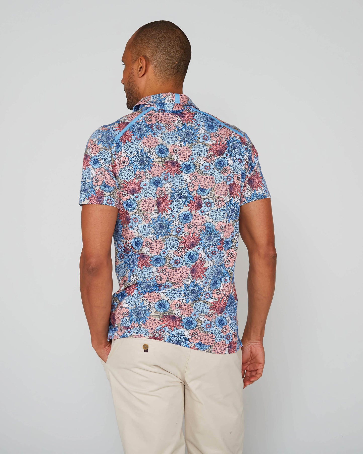 PIETRO GARDEN PARTY POLOSHIRT – ROSA