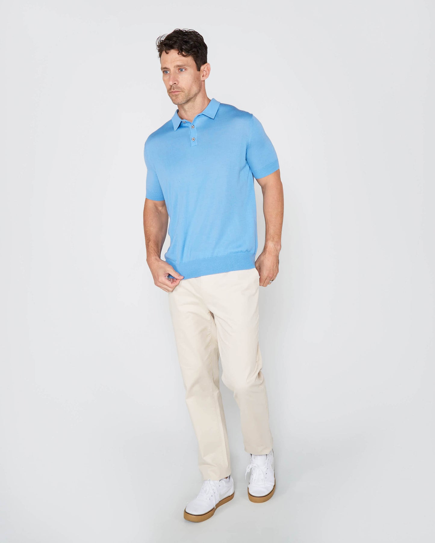 PILGRIM 2 POLO SHIRT - BLUE