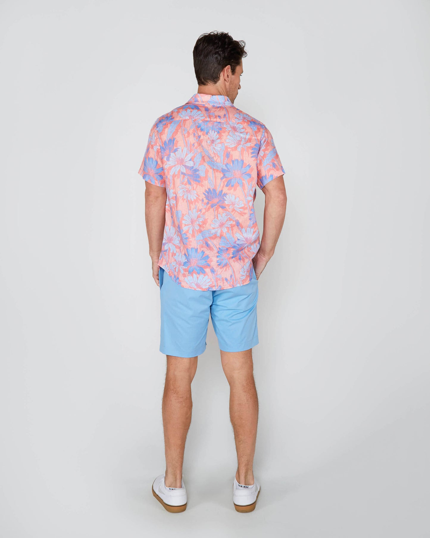 SERGIO SPRINGTIME LINEN SHIRT - PINK