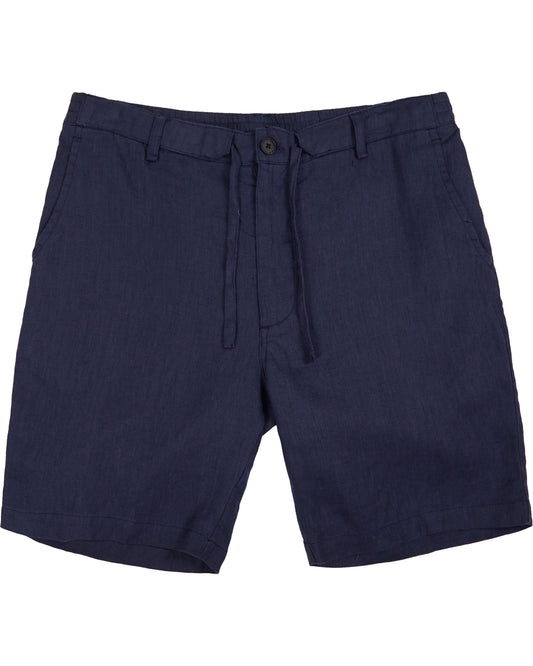 DEVONSHIRE LINEN SHORT - NAVY