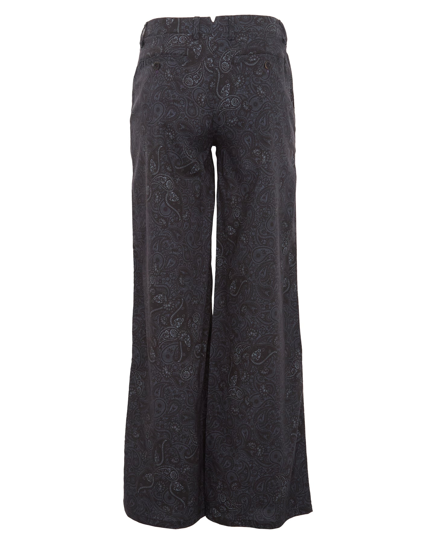 PHILLIS MONTGAT PAISLEY TAILORED PANT - BLACK