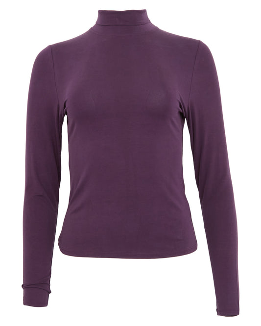 KATE TURTLENECK - PLUM