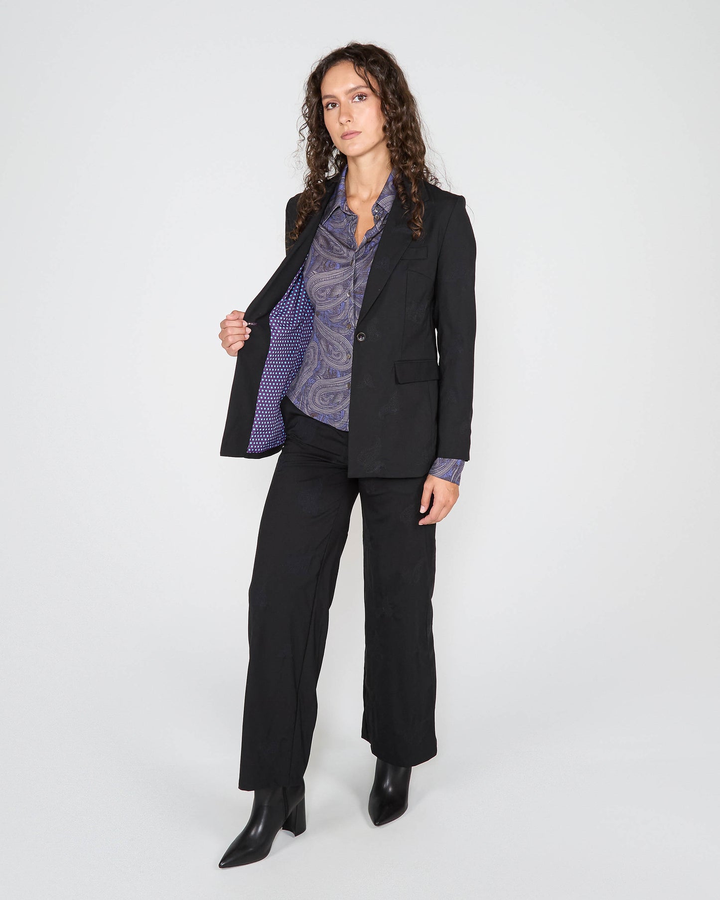JULIA TAILORED JACKET - BLACK