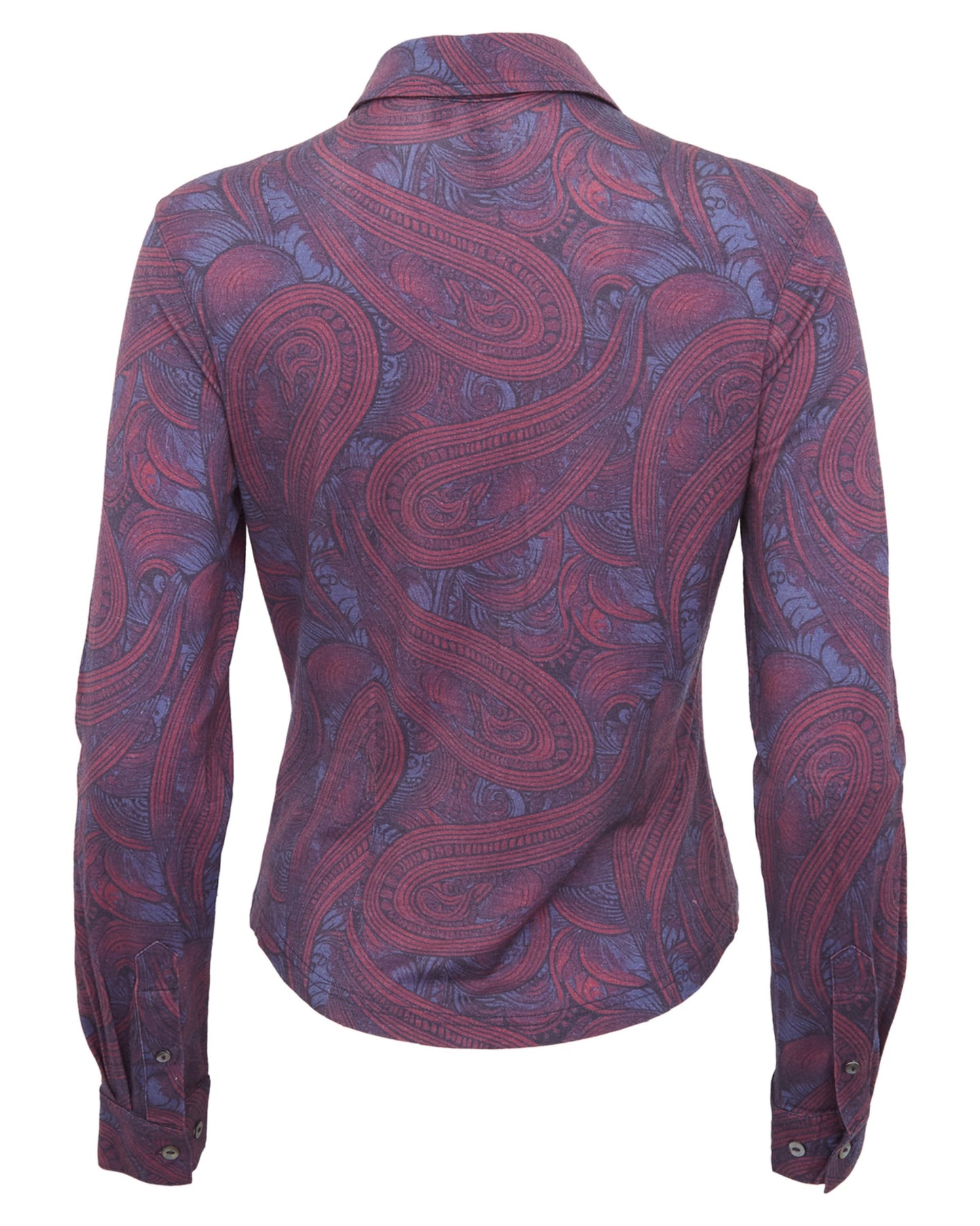 SCARLET MERINO SHIRT - BADALONA PLUM