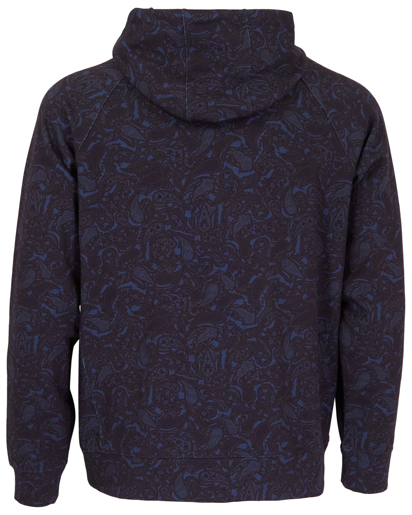 HANK MADRID PAISLEY HOODIE - NAVY