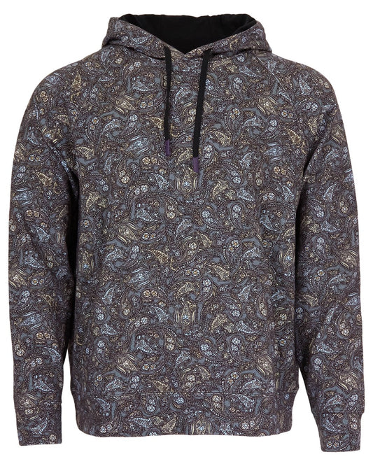 HANK MADRID PAISLEY HOODIE - SMOKE