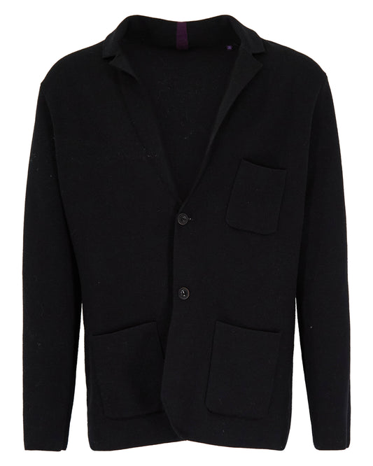 JACOB SWEATER JACKET - BLACK