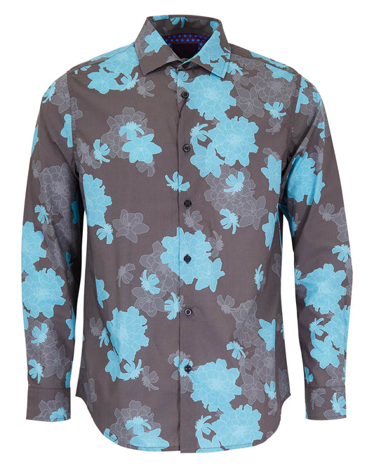 NORMAN SOFTBLOOM SHIRT - SLATE