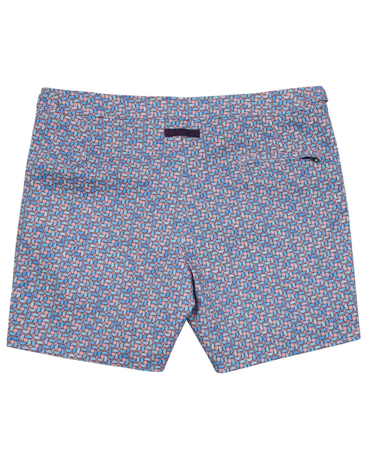 NEPTUNE SLICES GEO CORAL MENS TAILORED SWIM SHORT