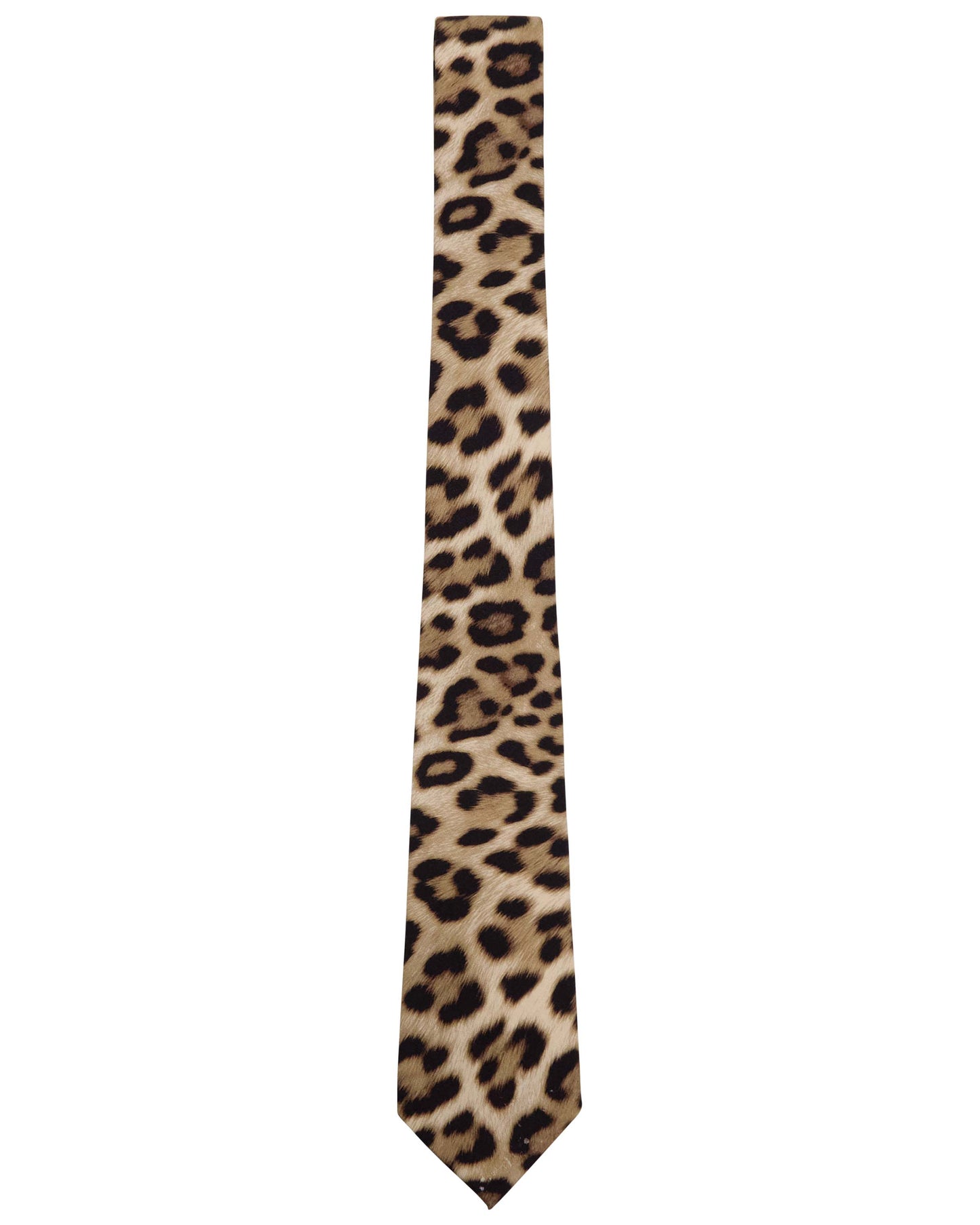 TALIA LEOPARD BROWN PRINTED TIE