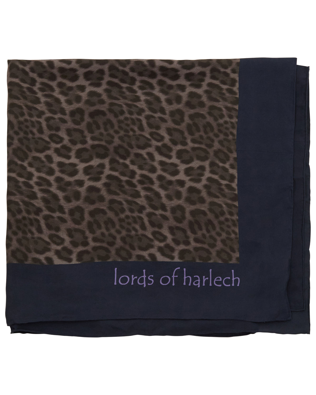 SAPPHIRA LEOPARD BROWNIE WOMEN'S SILK WRAP SCARF
