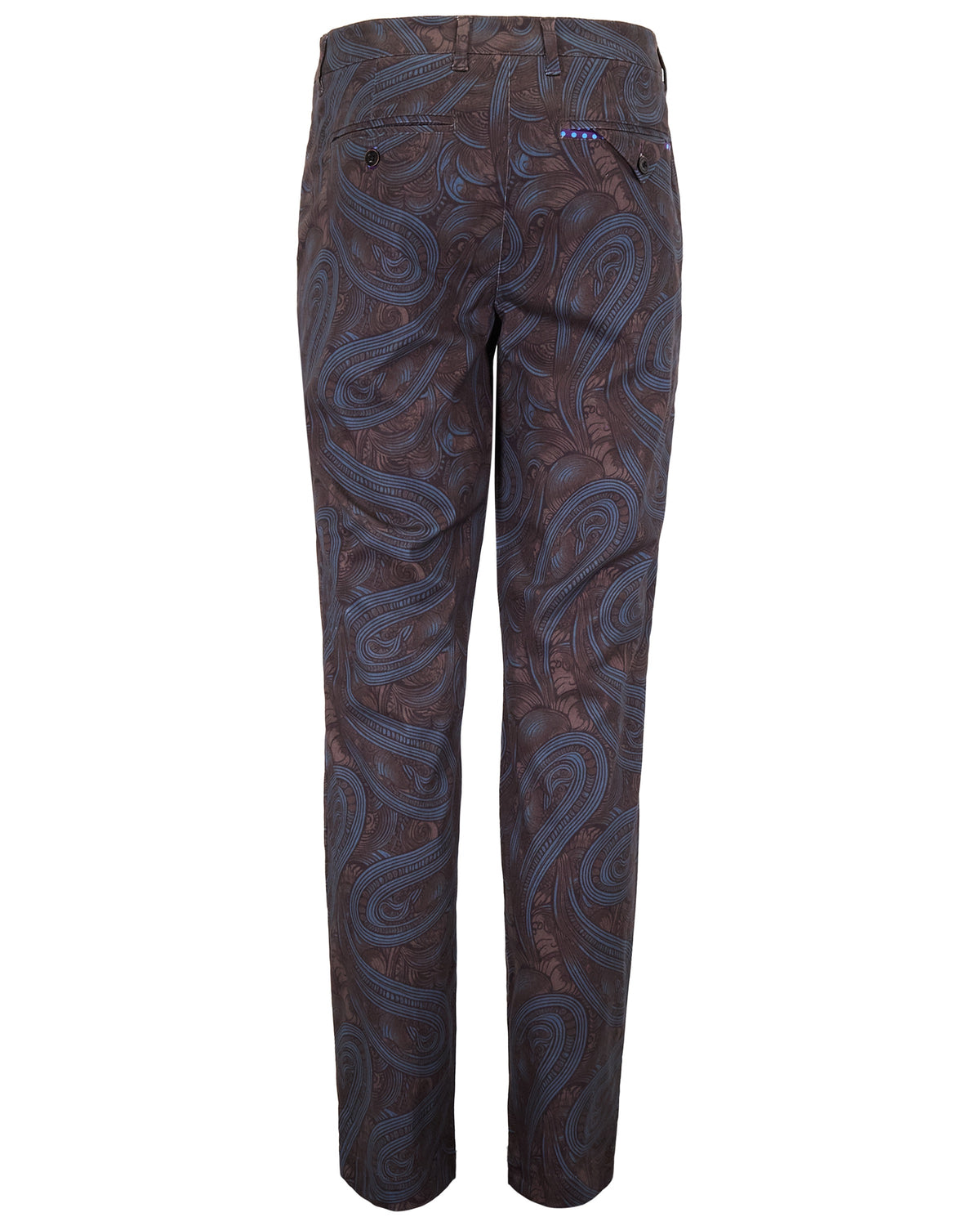 CHARLTON BADALONA PAISLEY BROWNIE MEN'S STRETCH TAILORED PANT