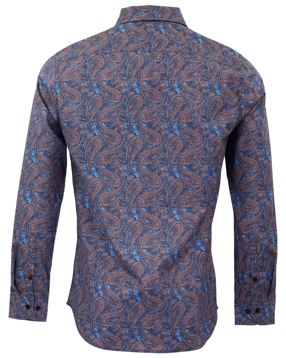 MORRIS MAURICE PAISLEY SPICE MEN'S PRINTED COTTON BUTTON-DOWN SHIRT