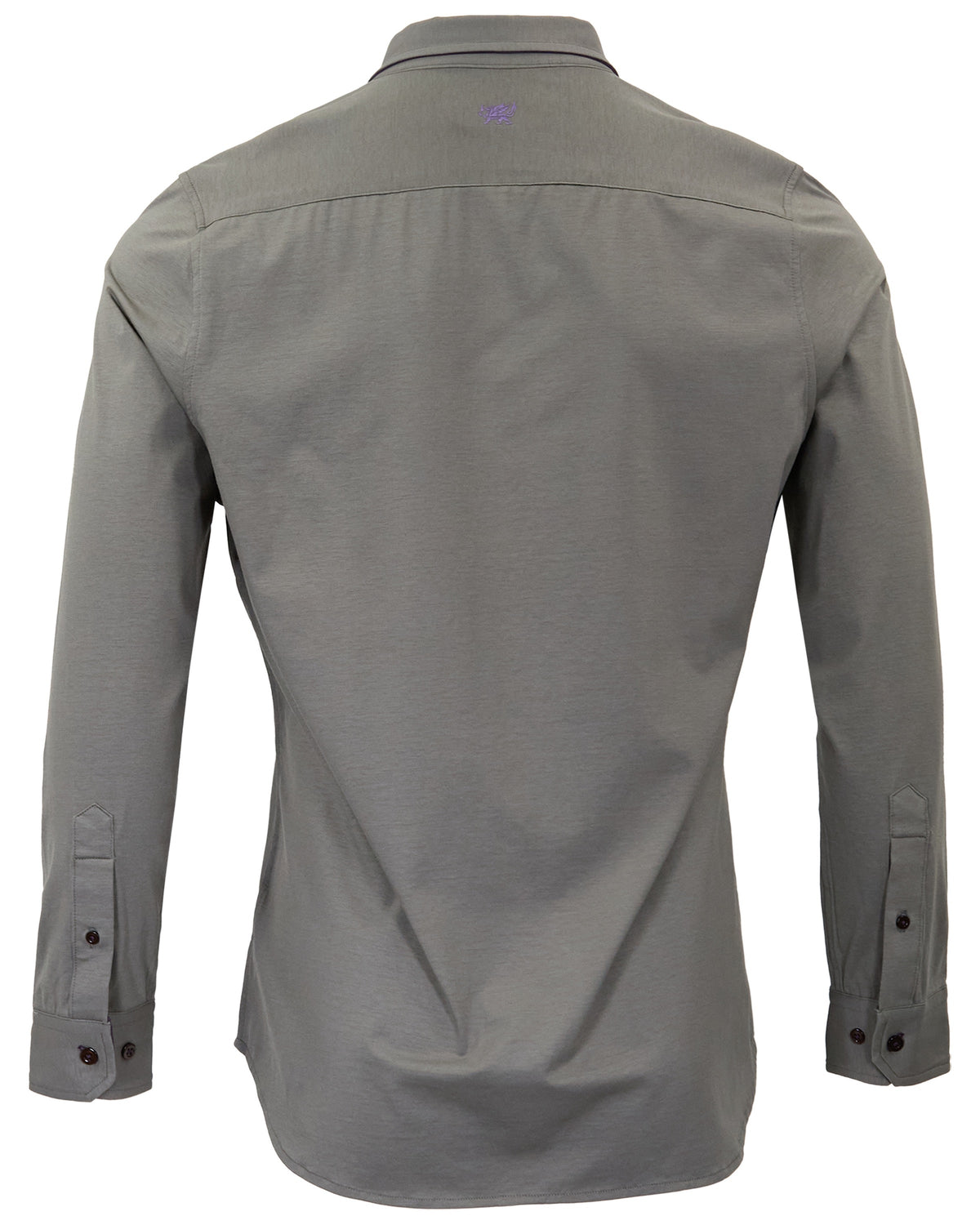 SIMON SAGE MEN'S STRETCH JERSEY LONG-SLEEVE SHIRT