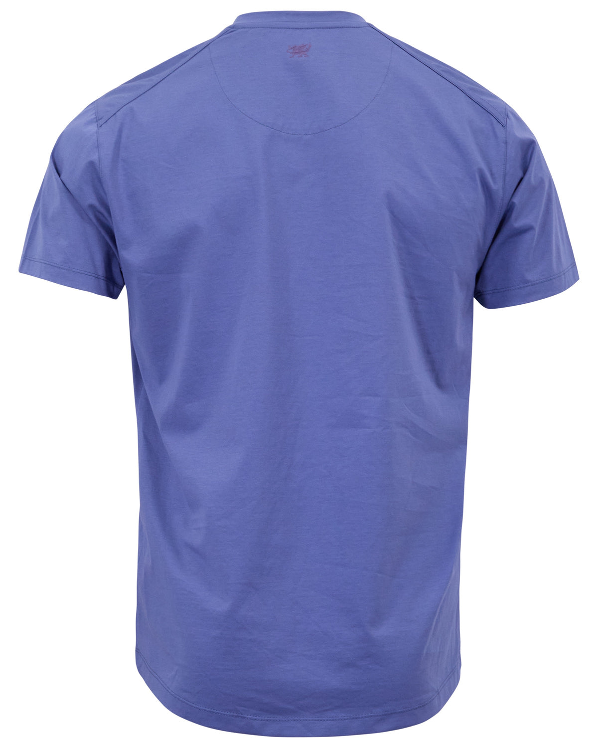 TIMOTHY DAWN BLUE MEN'S STRETCH COTTON CREW-NECK TEE