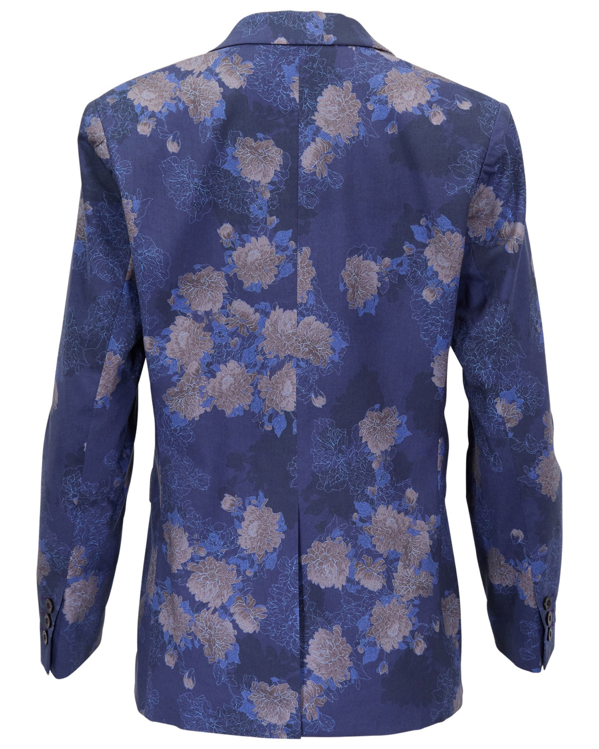 JANE LANS FLORAL NAVY WOMEN'S STRETCH TENCEL TAILORED JACKET