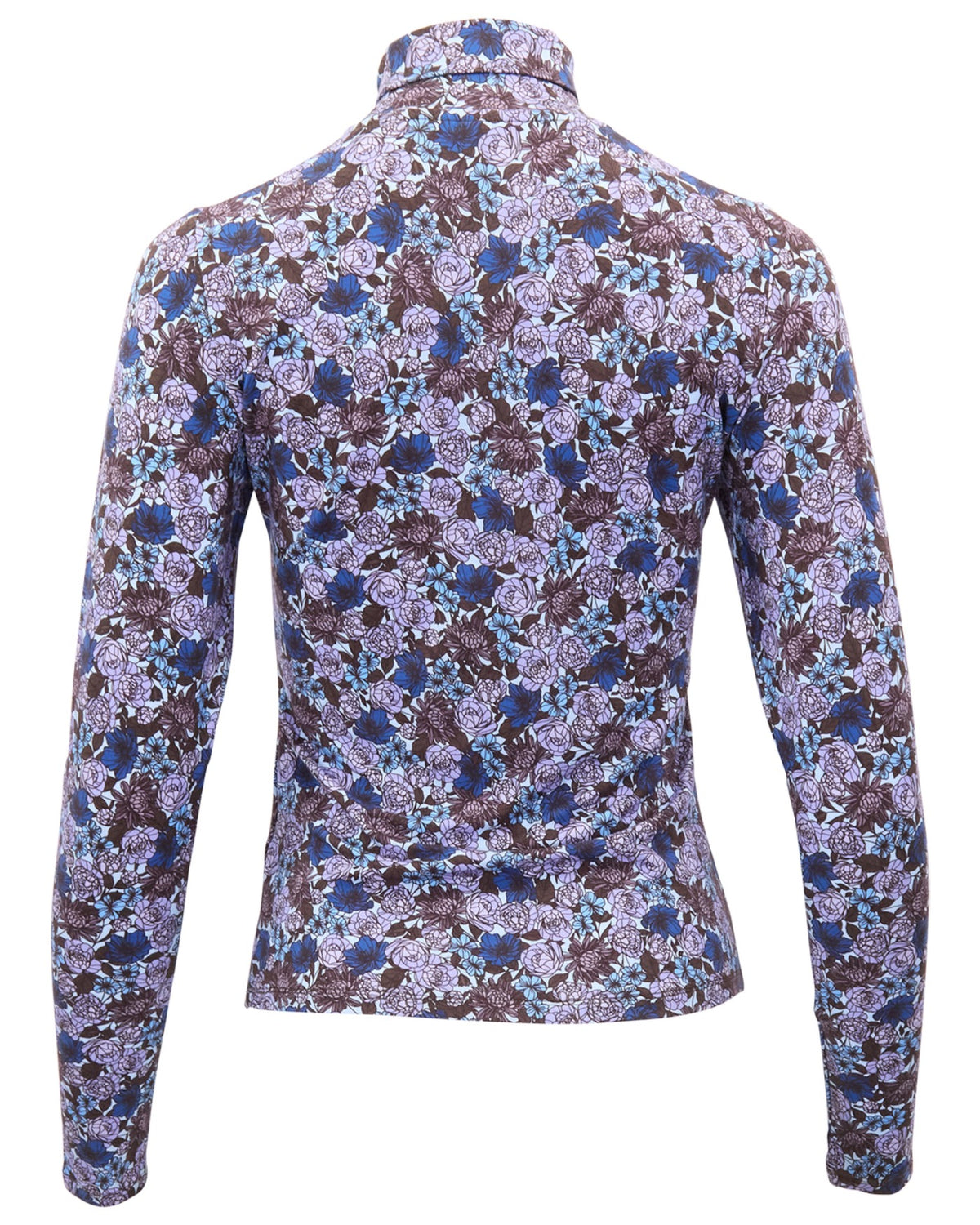 KATE TERNBERG FLORAL BROWNIE WOMEN'S LYOCELL STRETCH TURTLENECK