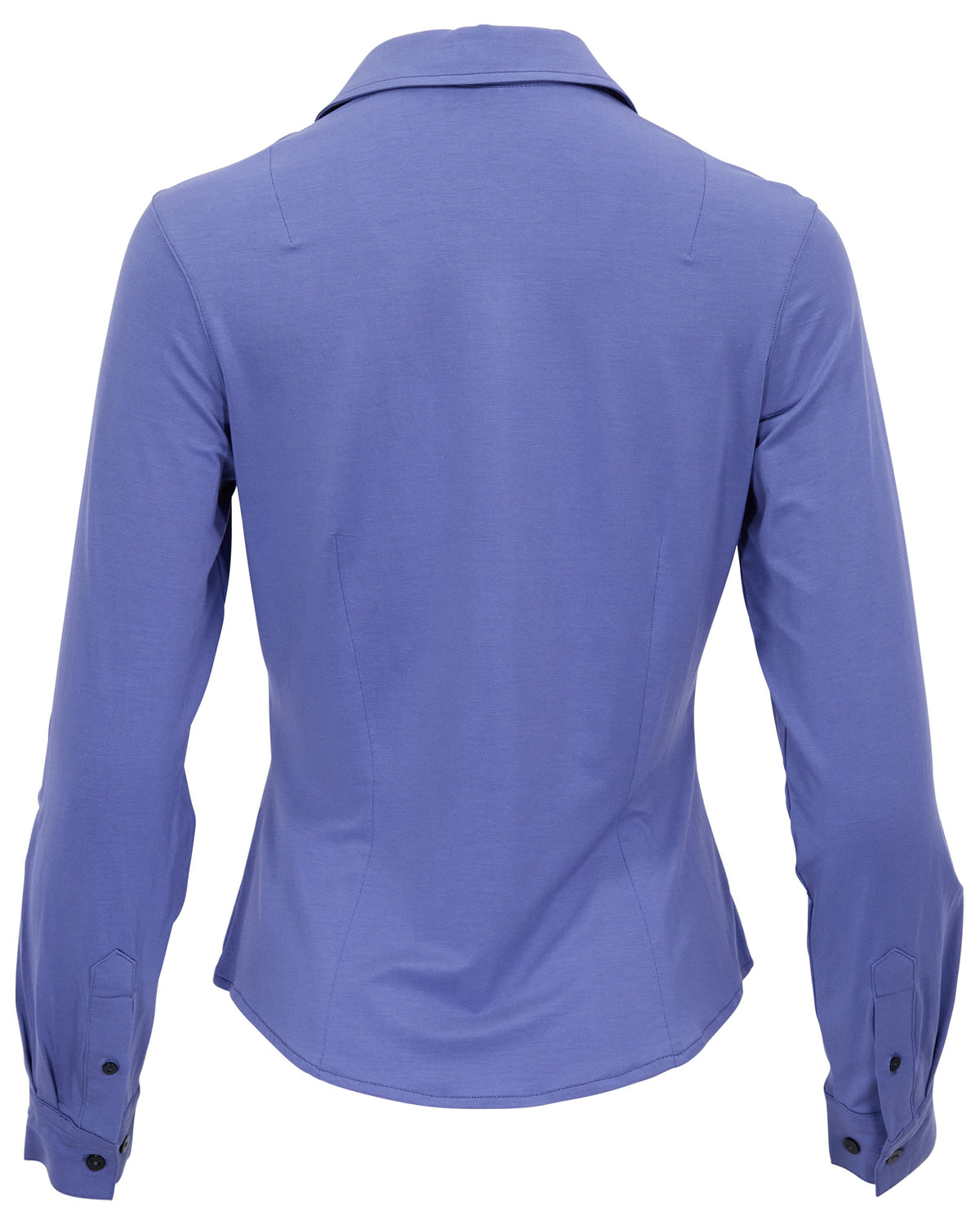 STEPHANIE DAWN BLUE WOMEN'S LYOCELL STRETCH LONG-SLEEVE SHIRT