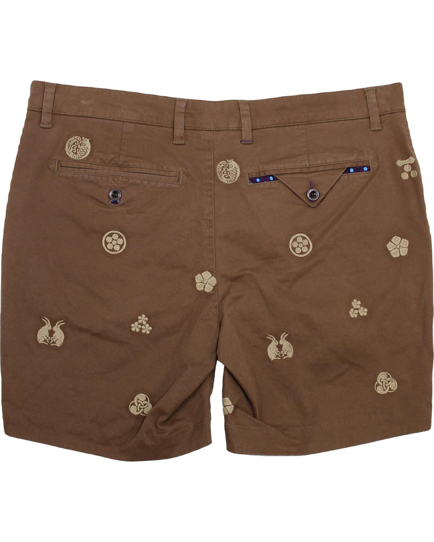 Edward Crest Earth Shorts