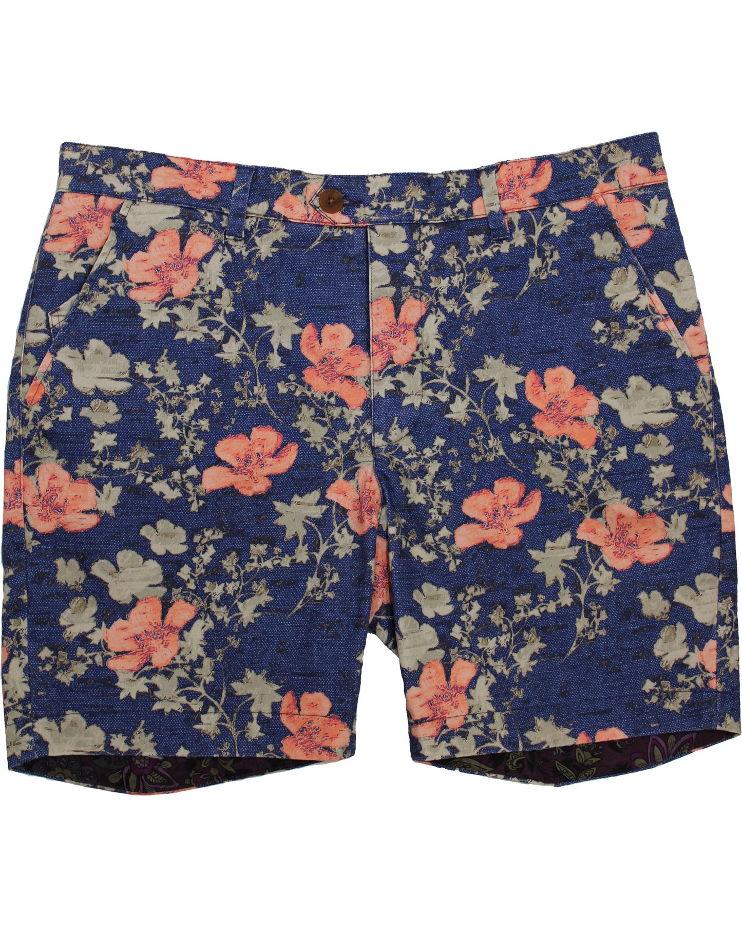 John Oriental Hibiscus Navy