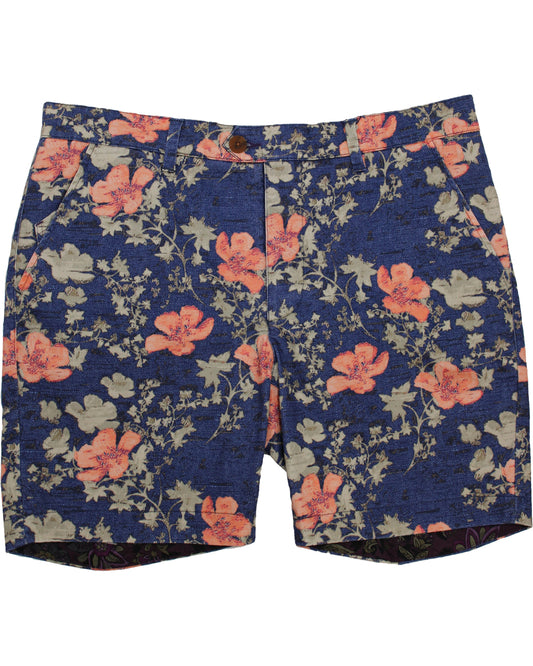 John Oriental Hibiscus Navy