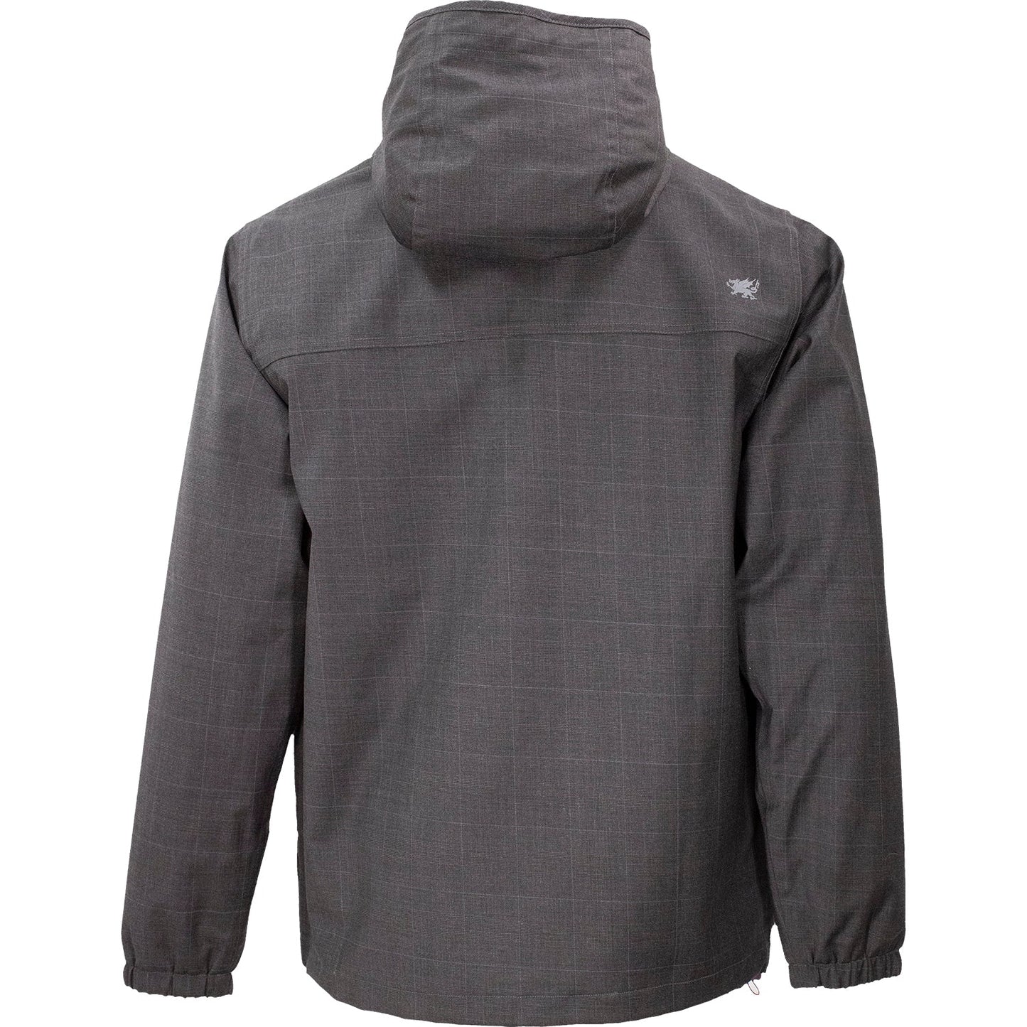 LUCA CHARCOAL WOOL WATERPROOF JACKET