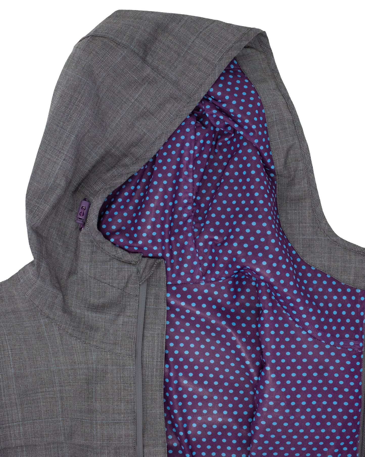 LUCA GREY WOOL WATERPROOF JACKET