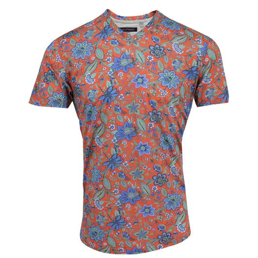 MAZE Floral Canvas Coral